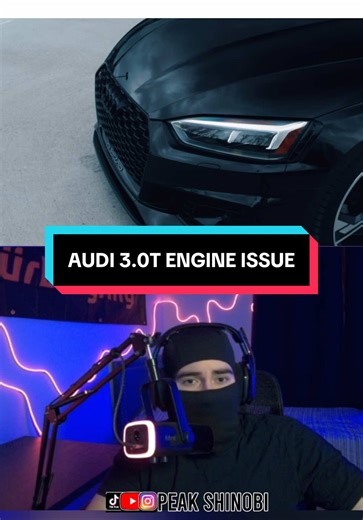 The Audi S5 from the B9 generation has a serious engine design issue. #carsoftiktok #automotive #bmw #audi #bmwm