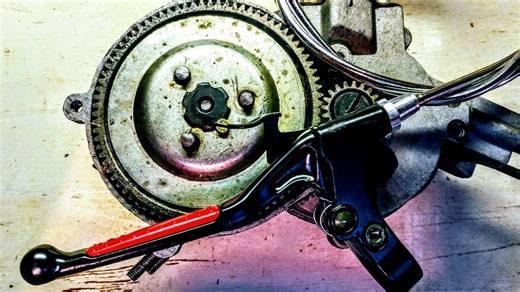 Motorized Bikes 101:How To Fix a Slipping Clutch/adjustment 2stroke 80cc 66cc 48cc Motorized bike
