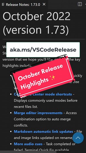 October Release Highlights: New VS Code Features!