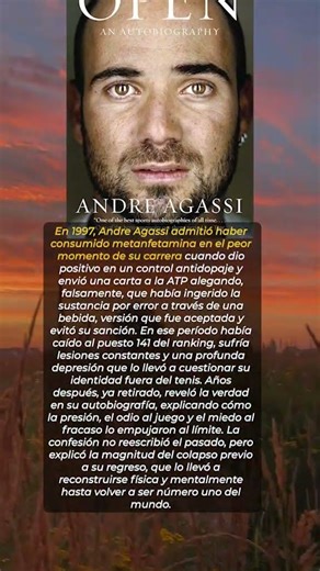Andre Agassi y la confesión que casi lo destruye #shorts #Hollywood #Famosos