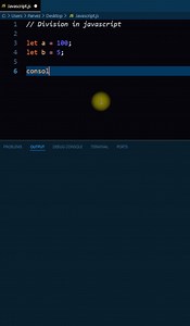 Division in JavaScript 🚀 #JavaScript #WebDevelopment #CodingTips #LearnCoding #Programming #Frontend #CodeNewbie #WebDev #codingwithparvez | Coding with Parvez