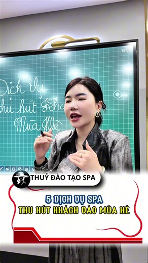 5 dịch vụ spa thu hút khách hàng vào mùa hè dành cho chủ spa #thuydaotaospa #learnontiktok #daotaospa #daynghespa