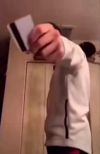 Guy slamming credit card on table meme