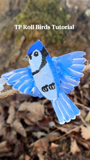Amanda | Handmade Crafts & Whimsy on Instagram: "As promised, here is your full tutorial! A little cardboard, a little imagination, and these birds came to life. This easy recycled craft turns everyday cardboard into a sweet little flock of birds using simple cuts, paint, and imagination. If you love nature-inspired crafts, upcycled kids activities, or whimsical DIY projects you can make with what you already have, this one’s for you. It’s beginner-friendly, perfect for crafting with kids, and a