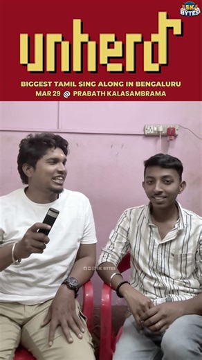 Biggest Tamil Sing Along Night in Bengaluru | Retro to Metro by Unherd 🎶
