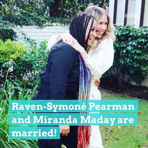5.9K views · 103 reactions | Just married! Raven-Symoné & Miranda Maday wed in surprise ceremony.  | Extra | Facebook