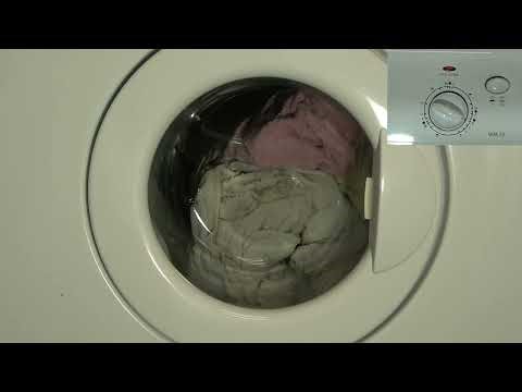 Hotpoint First Edition WM55 / Program B : load, program, detergent Pre wash 40'c