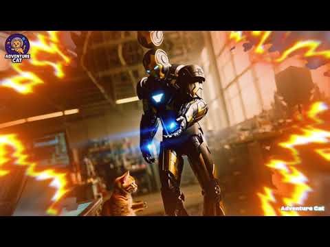 Adventure Cat Meets Iron Man in Space😍😍😍