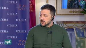 6.3K views · 175 reactions | Zelensky: "Più vicini a fine guerra" "Siamo più vicini alla fine della guerra". Così il presidente ucraino Zelensky al Forum di Cernobbio dove preannuncia che presenterà un piano di pace agli Stati Uniti. Andrea Rustichelli per il Tg3 delle 19 del 7 settembre 2024 | Tg3 | Facebook