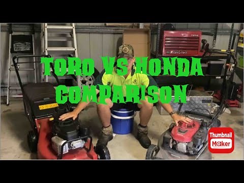 Toro commercial 21 inch mower comparison.
