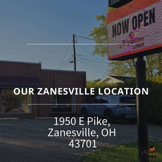 We’re Open in Zanesville! We’re excited to announce that our Zanesville location is officially open! Stop in, say hello, and check out everything we have to offer — from quality lumber to building materials and more. 🕓 Hours: Monday–Friday: 7:30 AM – 4:00 PM Saturday & Sunday: Closed We can’t wait to serve the Zanesville community and help you build something great. 💪🌲 #HigginsLumber #zanesville #NowOpen #buildingcommunity #Shoplocal | Higgins Lumber Company