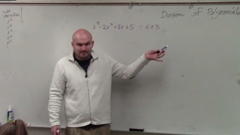 How to use synthetic division to divide polynomials