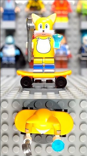 LEGO Tails on Skateboard | Premium Custom Minifigure QC 🇨🇭🇬🇧🇩🇪
