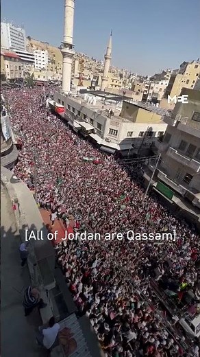 Mass protests for Palestine erupt in Amman, Jordan