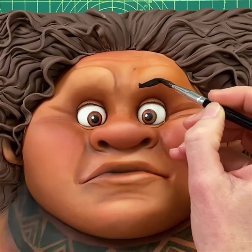 Epic 3D Maui cake from Moana—sweet, detailed, and legendary! | Zoe's Fancy Cakes