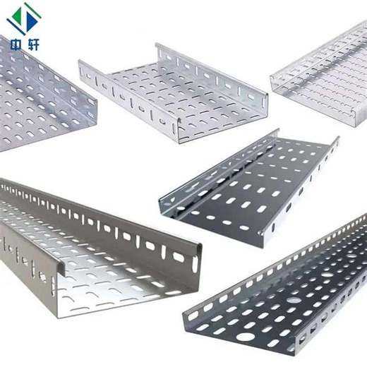 Powder Coated Stainless Steel Cable Tray Punched Zinc Magnesium Aluminum Heat Dissipation Function for Industrial Construction