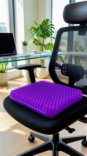 Đệm ngồi gel tổ ong 3D silicon hỗ trợ ngồi lâu