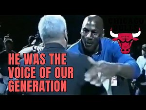 He was the Legendary Voice of the Chicago Bulls