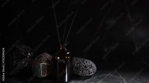 Aroma diffuser with natural stones, soothing spa atmosphere, aromatic therapy, calming ritual