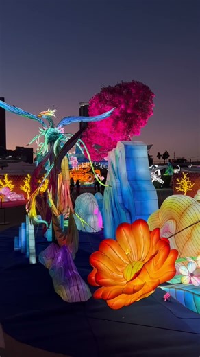 Immersive GlowFest experience opens with themed realms, night market near Las Vegas Strip
