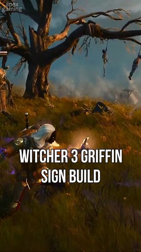 Witcher 3 Griffin Sign Build 😯 ##witcher #witcher3 | Apex Gaming