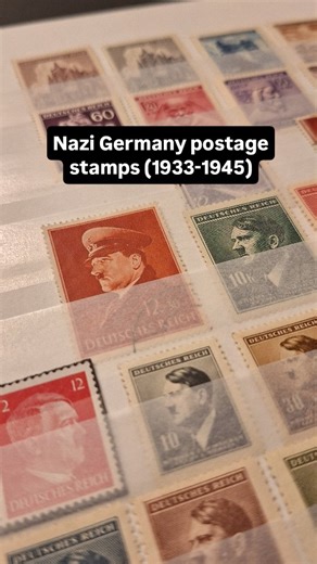 The Curated Archive | German postage stamps issued during the Third Reich (1933–1945), featuring the head of Adolf Hitler. These stamps illustrate how the regime... | Instagram