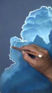 Clouds, Simple Realistic Pastel Drawing #shorts #short #artshorts #drawingshorts #feedshorts #viral