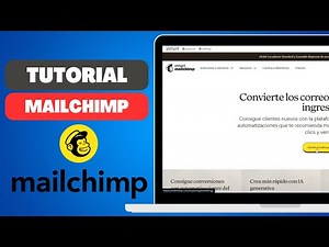 Cómo Usar Mailchimp Para Principiantes (2025) - Tutorial PASO a PASO