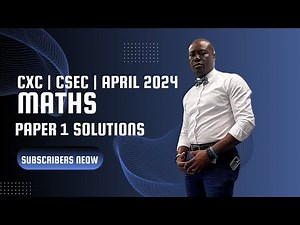 CXC MATHEMATICS PAPER 1 2024 PREPARATION REVIEW TIPS ( CXC MULTIPLE CHOICE MATHS 2024)