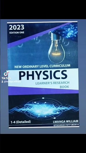 S1-S4 New curriculum physics research book, detailed