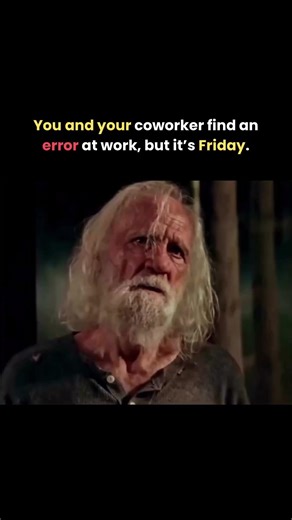 Some errors have different stories. #bugs #work #weekend