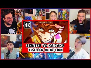 🔥🔥 Zenitsu VS Kaigaku Trailer Reaction Mashup - Demon Slayer Infinity Castle Trailer Reaction Mashup