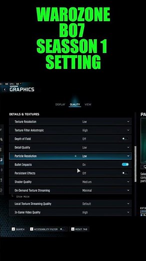 Warzone Season 1 BO7 – BEST Settings for MAX FPS & Quality (2025) #gaming #livegame #games