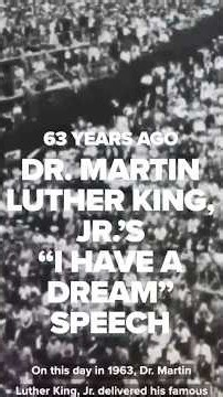 63 Years Ago Today: Martin Luther King Jr.’s “I Have a Dream” Speech | August 28, 1963