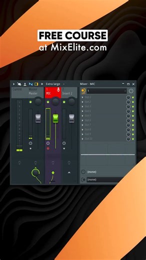 ELITE BEATMAKER | formerly FL Studio Daily on Instagram: "If you record vocals in FL Studio and your voice is echoing back at you, this fixes it.⁠ This is about FL Studio vocal recording, mic monitoring, and clean takes with no distraction.⁠ Go to the mixer channel where your mic is routed and turn Monitor External Input OFF.⁠ If the vocal is still too loud while recording, lower the send going to the master, not the mic gain.⁠ This keeps your FL Studio vocals quiet in your headphones but record