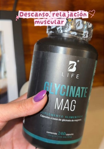 Magnesio glicinato ✨ una opción si buscas apoyar la relajación, el descanso y el bienestar muscular en tu rutina diaria @B Life MX #glicinatodemagnesio #glicinato #magnesio #elamorestaenelcarrito #blife