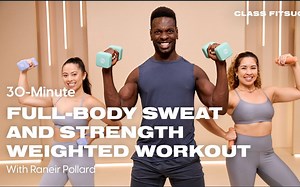 【POPSUGAR FIitness】30分钟全身「小重量负重」肌耐力训练｜居家力量塑形