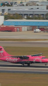7.4K views · 77 reactions | PINKY Silver Airways ATR 42-600 [N405SV] landing at Tampa international airport #planespotting #atr #tampaairport #euroaviationtv #planespotter #aviationdaily #aviationlovers #aviation4u | Euro Aviation TV | Facebook