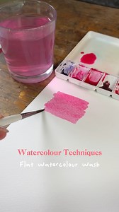 30K views · 300 reactions | How to paint a flat watercolour wash ️ Today we’re going back to basics with the first out of three tutorials on different watercolour washes - if you found this useful, make sure to follow me and come back next week for part 2! #watercolourpainting #watercolourart #watercolourtechniques | De Winton Paper co | Facebook