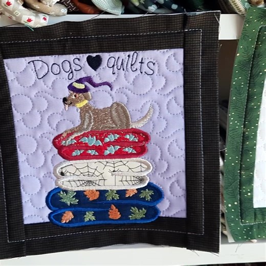 Block 9 of 12 and just as cute as ever! 🧵✨ One quilt design, endless adventures—see all the blocks of The Adventure of Ms. Stitch here: https://swpea.com/pages/block-of-the-week-mystery-quilt #ith #BOW #quilting | Sweet Pea Machine Embroidery