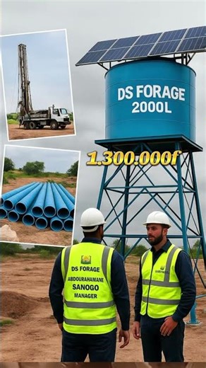 Comment faire un forage d’eau au champ #forage