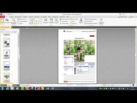 PDF-XChange Pro: Editor Benutzeroberfläche