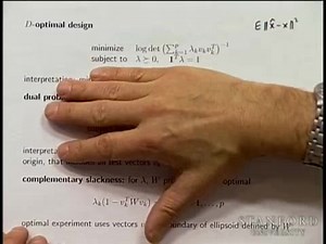 Lecture 12 | Convex Optimization I (Stanford)