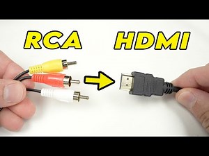 How to Convert RCA to HDMI - Easy Solution