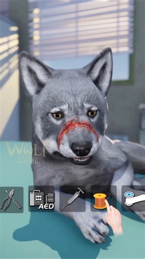 I helped the helpless little wolf🐺 #shorts #wolfgame #wolf #viral