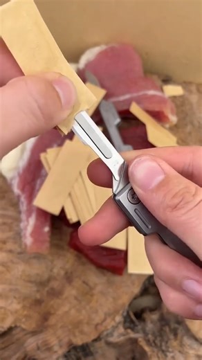 🔍 Precision at your fingertips with the Folding Scalpel Knife! 🔪 This versatile tool comes with 10 replaceable blades, ensuring you always have a sharp edge for cutting, crafting, or any detailed work. Its folding design makes it portable and safe to carry. #PrecisionTool #Craftsmanship 👉 | Bernadetee