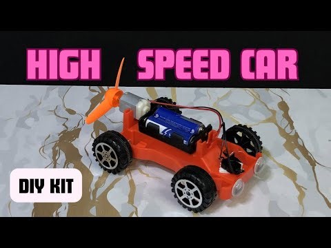 How to Make a High Speed Dc Motor Car at Home | DIY Powerful Electric Toy Car | Diy Science Project