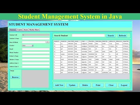 Student Management System in Java | NetBeans | MySQL Database