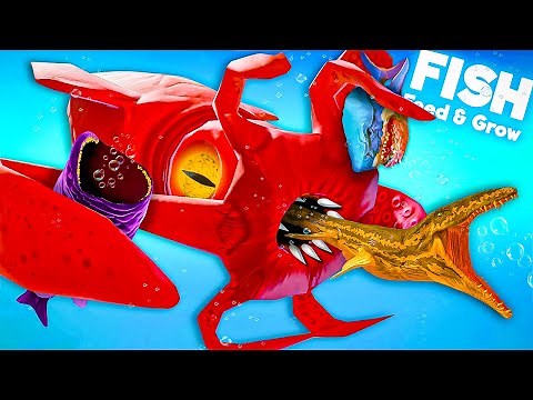 *NEW* KRAKEN MONSTER vs. Every Fish! | Feed & Grow