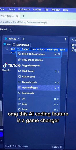 Explore the New AI Ghostwriter Feature in Coding